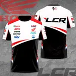 滌綸三維印花T恤 FANMADE LCR CASTROL HONDA HRC MOTOGP RACING TEAM