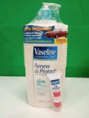 Vintage Vaseline Intensive Care Renew And Protect Moisturizing Lotion Retinol...