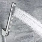 Vibrant Brushed Nickel Ellipse Round Handheld Shower Head Solid Brass Handshower