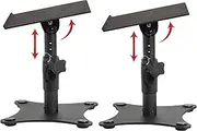 Gator Frameworks Desktop Studio Monitor and Speaker Stand - Set of 2 (GFWSPKSTMNDSK)