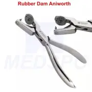 Rubber Dam Ainsworth Punch Hole Plier Dental Clamps Forcep Endodontic Instrument