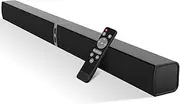 HoYLluDLL Bluetooth TV Soundbar, 32Inch Detachable 2-in-1 Sound Bar for TV with Powerful Sound, TV Speakers for Home Theatre Audio, 2.0 channels with HDMI OPT/RCA/AUX