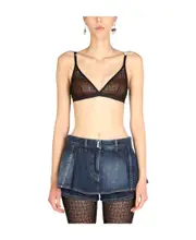 Jacquard bra S,XS black