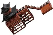 Yardwe Mini Pavilion Statue Elegant Chinese House Model for Garden Decor Zen Pavilion Ornament for Bonsai Balcony and Outdoor Spaces Unique Design