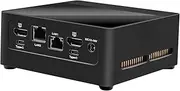 HUNSN Mini PC, HTPC, Small Server, Desktop Computer, Windows 11 Pro/Linux Ubuntu, Core I5 1235U, BJ03, WiFi 6, BT5.2, 2 x HDMI, 2 x Type-C for DP USB3.2, 2 x LAN, Vesa Mount, 32G RAM 256G SSD