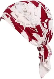 [YiYi Operation] Women's Pre Tied Bandana Turban Head Scarf Chemo Beanie Headwraps Headwear Hair Hair Loss