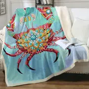 Diamond Crab Throw Blanket