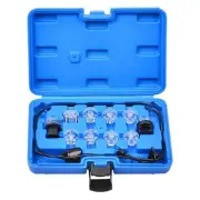 11PCS Noid Light Test Kit Fuel Light Fuel Injector Tester Kit Black K2B46964