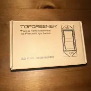 Topgreener Wireless Home Automation WiFi On/Off Light Switch NIOB WHITE