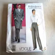Vintage Sewing Pattern Vogue Paris Original Yves Saint Laurent # 2477 14-16-18