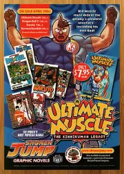 2004 Ultimate Muscle Manga Graphic Novels Print Ad/Poster Kinnikuman Legacy Art!