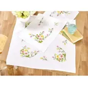 Village Linens™ Sweet Briar Set Stamped Embroidery Kit