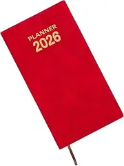 Gogogmee Compact Daily Planner Journal Portable Pocket Notebook With Pu Leather Cover 2026 Pocket Planner Compact Weekly Calendar Notebook