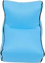 Nylon Inflatable Sofa Bed Comfortable Lounger Portable Lightweight Easy to Inflate Deflate and Carry for Outdoor Beach Camping Hiking Garden Holiday
