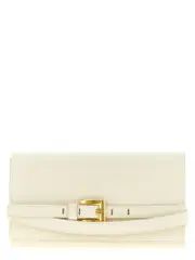 [Balmain] Balmain-Shuffle Portafogli Bianco-Donna OS