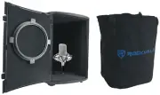 Audio Technica AT4047/SV Cardoid Condenser Microphone Mic + Sound Isolation Box