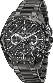 [Online Exclusive] Maserati Traguardo 45mm Men's Quartz Watch R8873612045 Japanese Movement [2 Year Warranty] [Official Authentic]
