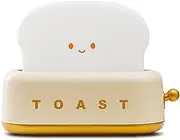 OSALADI Toaster Light Kids Night Light Lampara De Escritorio Led Aesthetic Desk Decor Office Desk Decor Kids Night Lamp Cute Lamp Desk Lamp Nursery Lithium Battery Baby Charge