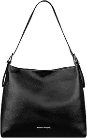 [Status Angzaety] FORGET ABOUT IT Handbag, Shoulder Bag, Strap, Women's, Men's, Shoulder Bag, Commute, A4, Large Capacity, Leather Bag, Cowhide Leather Bag