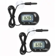 2 Pack Aquarium Thermometer, Fish Tank Thermometer, Digital Temperature Test, wi