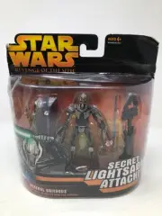 Star Wars Revenge of the Sith General Grievous Secret Lightsaber Attack Action