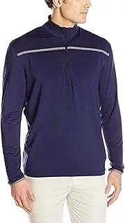 [Callaway] Men's Weather Series ¼ Zip Mock Neck Pullover for Men, Extended Sizes, Men’s Performance Apparel