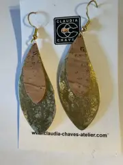 Claudia Chaves Aetlier Feather Earrings Handmade one of a kind