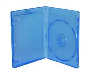 50 Brand NEW Premium Blue Blu-Ray Disc Single DVD CD Case Movie Box