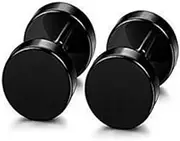 [WRITWAA] Earring Hooks for Men Women Unisex Stainless Steel Earrings Helix Piercing Jewelry Set Dumbbell Allergy