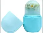 Ice Roller for Face and Eye, Ice Face Roller,Facial Beauty Oval Blue