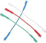 DOITOOL 4-Pack Cord Holder Gramophone Lead Wires for Record Player Accessories