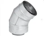 Rheem RTG20151B-1 3"x 5" Concentric Venting Elbow for Tankless Gas Water Heater