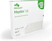 Mepilex Up 20x50cm, Box of 2 Silicone Absorbent Foam Dressings