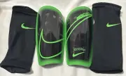 Nike Mercurial lite Shin Guards Black/Solar Green Adult Sz: Large