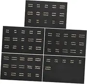 CAXUSD 1set Bible Book Tabs with Font Removable Stickers for Bible Journaling Easy Reference Index Tabs for Study DIY Craft Supplies for All Ages 5sheets
