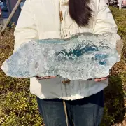 5.57LB Natural agate water grass quartz Slice polishing healing meditation