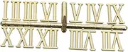 LALADEFIEE Versatile Clock Hands Set Roman Numerals Kit DIY Clock Replacement Number Parts