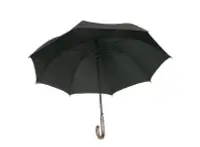 在飛比找Yahoo!奇摩拍賣優惠-【黑色雨傘】黑傘 27英吋自動直傘(晴雨傘)500萬超大傘面