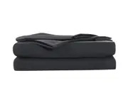 Organic Bamboo Duvet Cover Set A - Charcoal