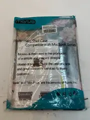 Hard Shell Case For MacBook Pro 13" A2159 A1989 A1706 Peony on Transparent Black