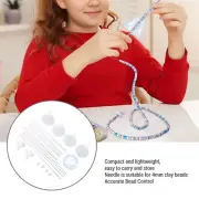 Beading Funnel Tools Decorative Clay Bead Funnel Needle Thread Kit