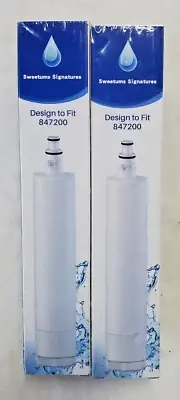 Sweetums Signature 847200 Water Filter for Fisher & Paykel 847200, two pack