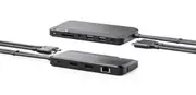 ALOGIC U2CXH-DGR Portable Dock for Mac - 10-in-1 with Dual Display 4K 60Hz Support - Dark Grey