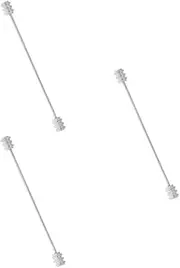 [PACKOVE] Men Tie Pin with Spiral Buckle Secure Necktie Clasp for Dress Shirts Elegant Collar Stay Brooch Timeless Design for Suits and Formal Attire