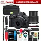 Canon EOS R100 Mirrorless Camera + RF-S 18-45mm F4.5-6.3 IS STM Lens Kit Bundle