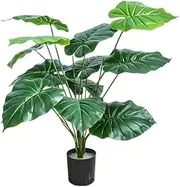Artificial Tree Indoor Nordic Style Artificial Plants Potted Simulation Green Plant Artificial Tree in Plastic Pot Living Room Decoration Decorative Artificial Plants (Color : B, Size : 70cm)