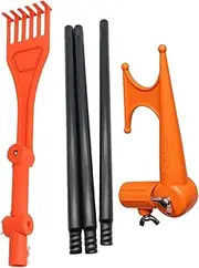 MYCENSE Gutter Maintenance Tool with Rake Head and Hook for Villas