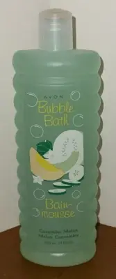 SEALED Avon Bubble Bath Cucumber Melon Bain-Mousse 24 oz NEW
