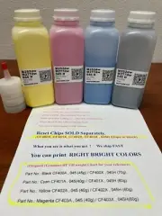 (200g x 4) Toner Refill for HP M252, M277, Canon 045 H (CF400A/X ~ CF403A/X)
