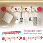 Reusable Coat Hook Dopamine Home Storage Rack New Row Hooks